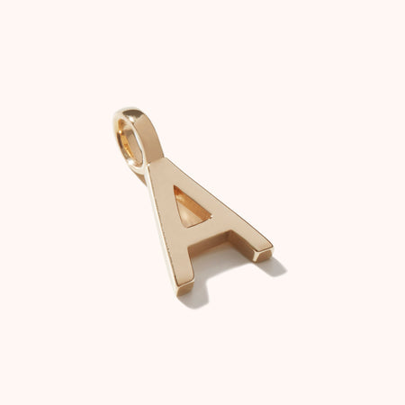 Letter Pendant Gold